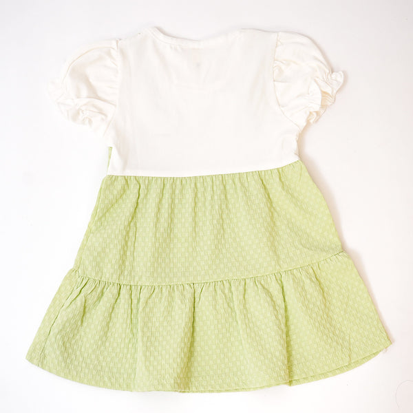 Gracy green Bowy Frock