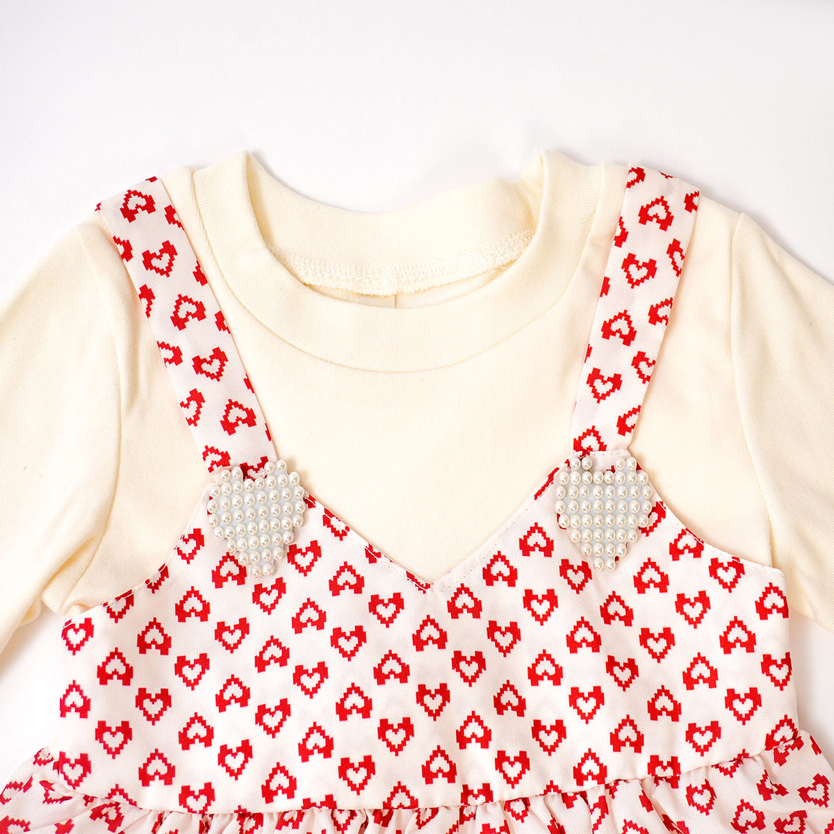 Red Lil Hearts Frock