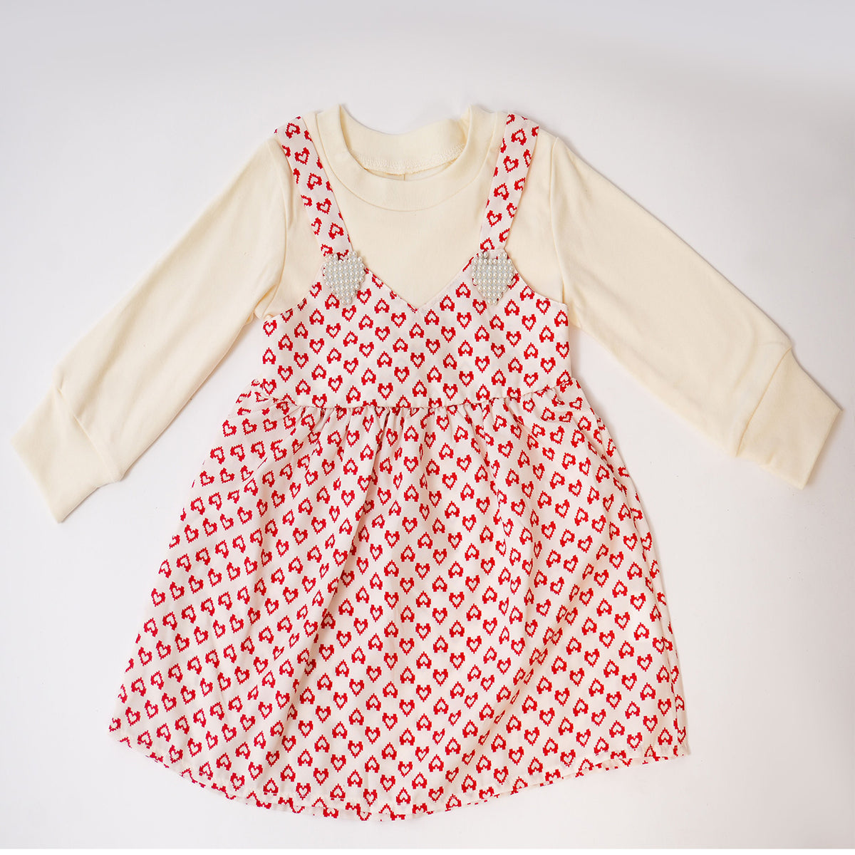 Red Lil Hearts Frock