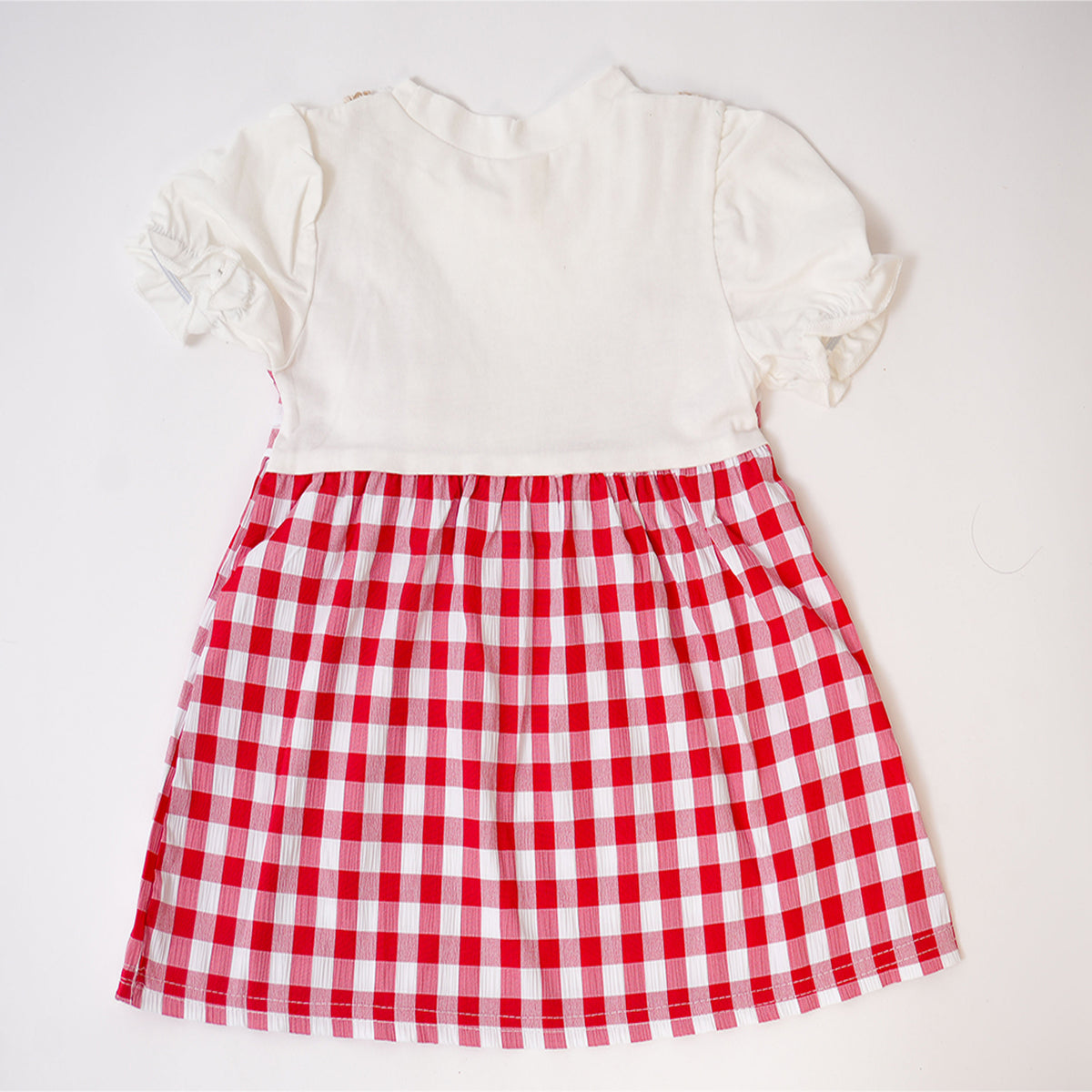 Red White Chekker Frock