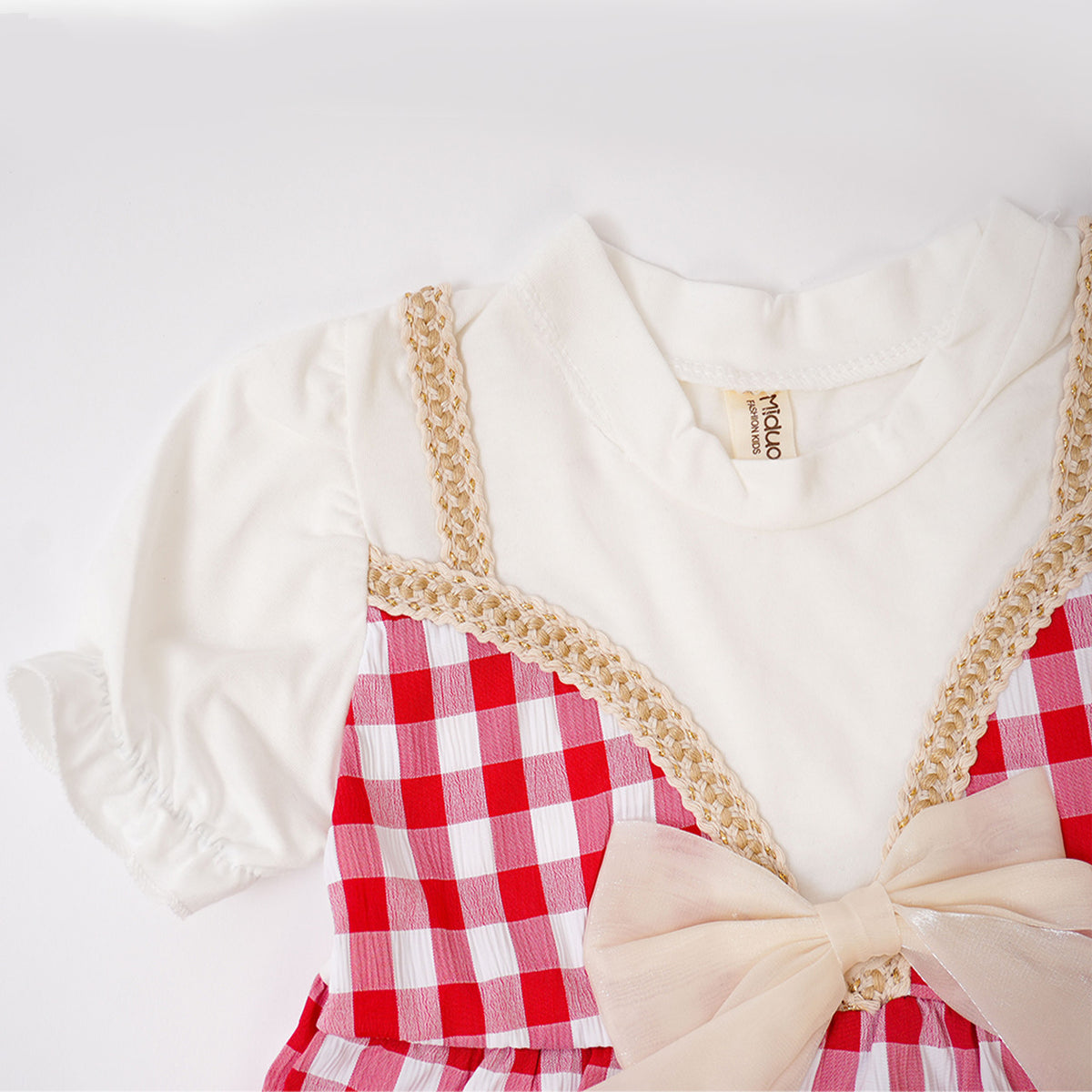 Red White Chekker Frock