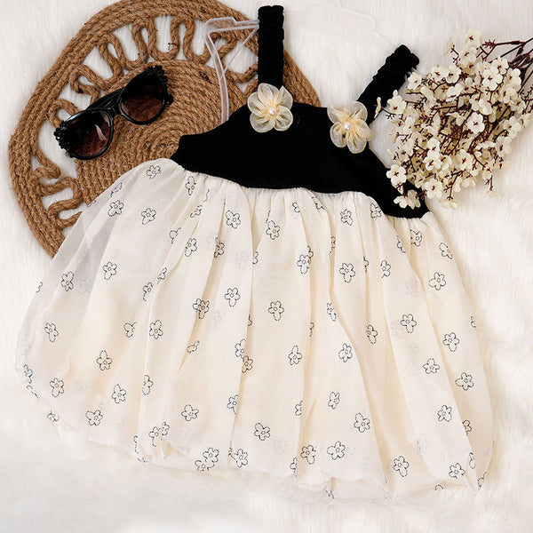 White Flower Summer Frock