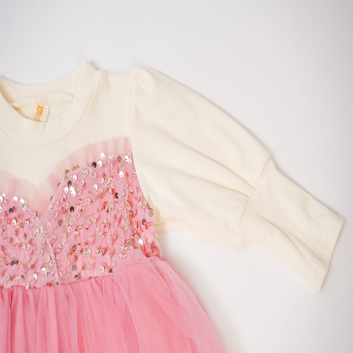 Pink Sequence Party Frock