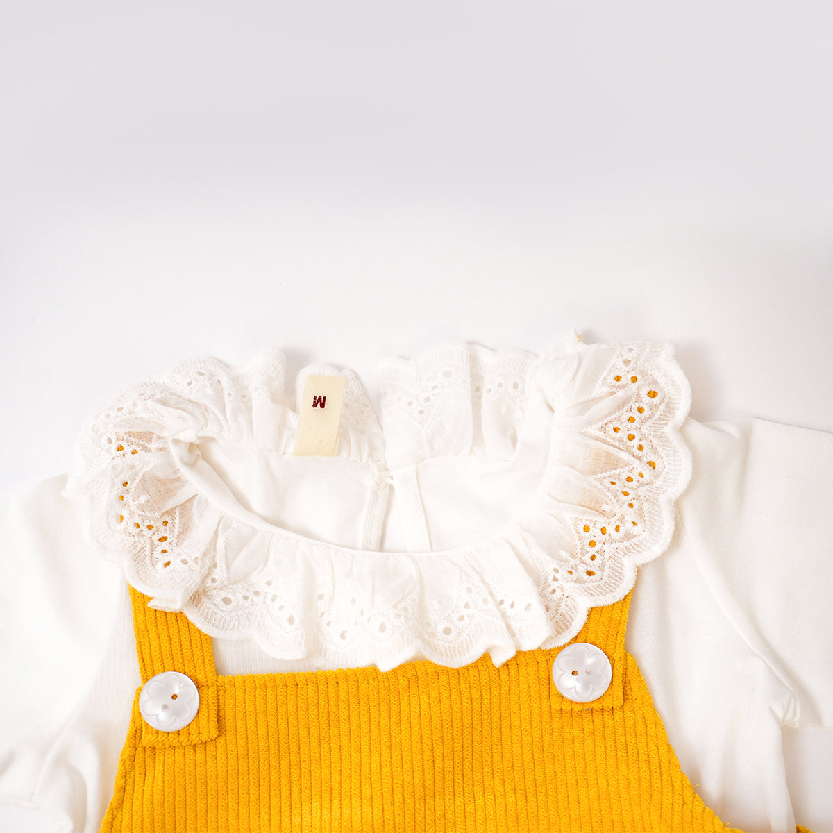 Sunshine White Flower Frock