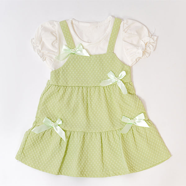 Gracy green Bowy Frock